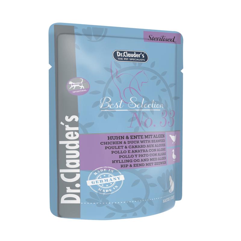 Dr. Clauder's No. 33 Chicken & Duck With Seawead 85G Pouch