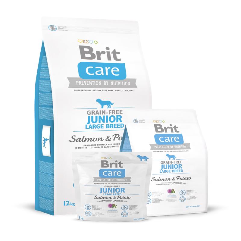 Brit Care Grain-Free Junior Large Breed Salmon & Potato