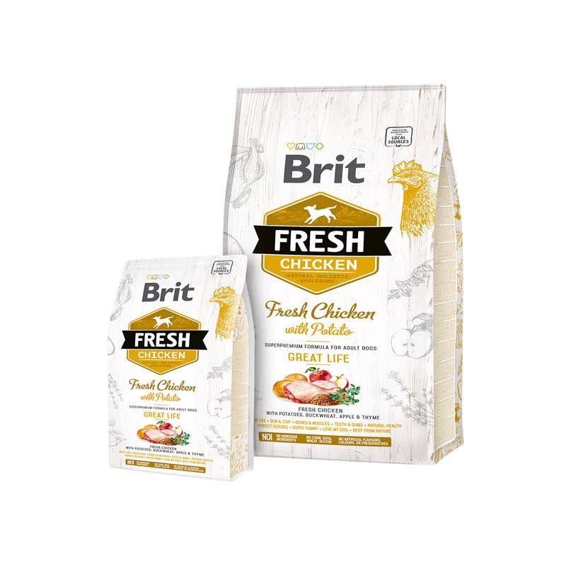 Brit Fresh Chicken with Potato Adult
