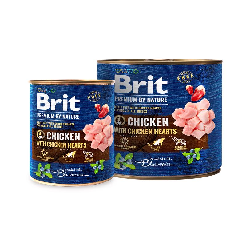 Brit Premium Chicken with Hearts