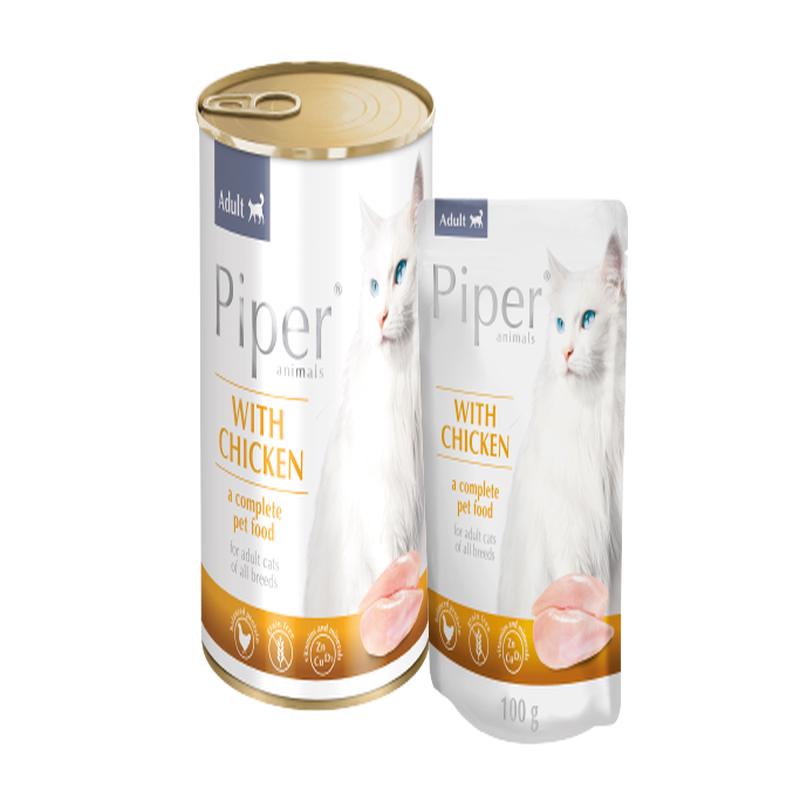 Piper Cat With Chicken Wet Food