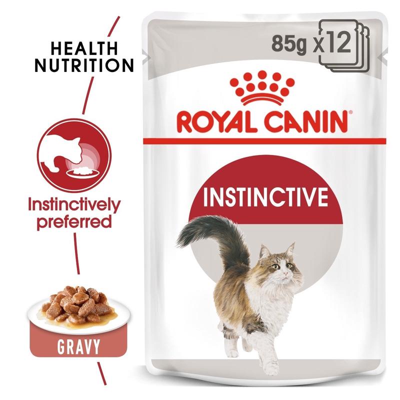 Royal Canin Instinctive Pouches in Gravy Adult Cat Food