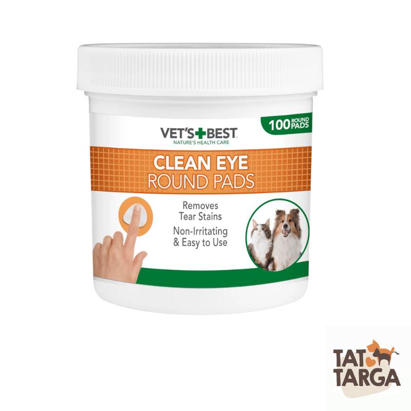 VETS Best Clean Eye Round Pads 100pcs