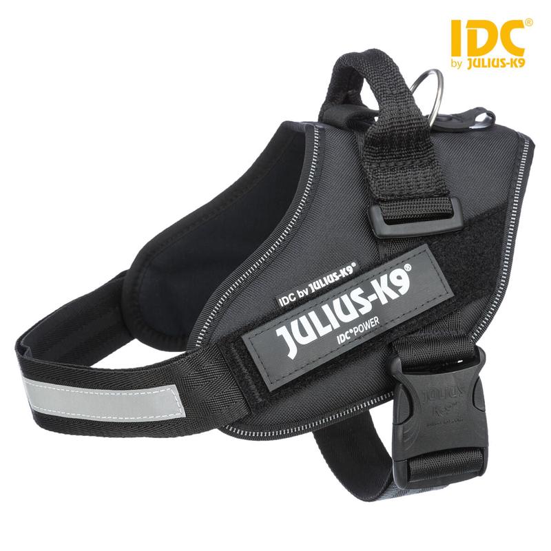 Trixie Julius-K9 IDC Powerharness, 3/XL-XXL: 82-115 cm/50 mm, black