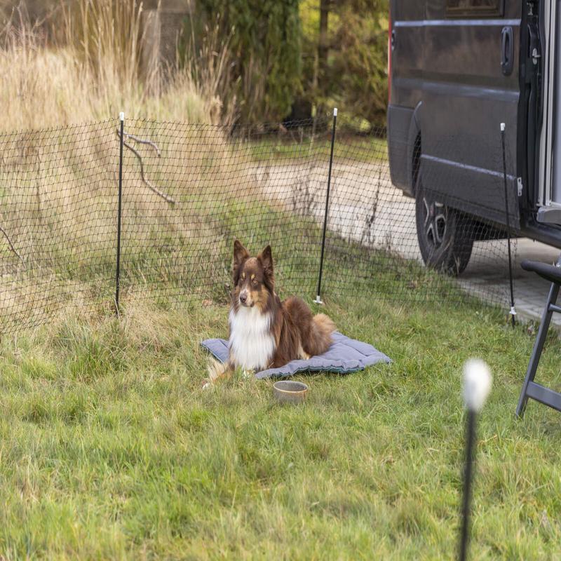 Trixie Mobile dog fence, 15 m, black