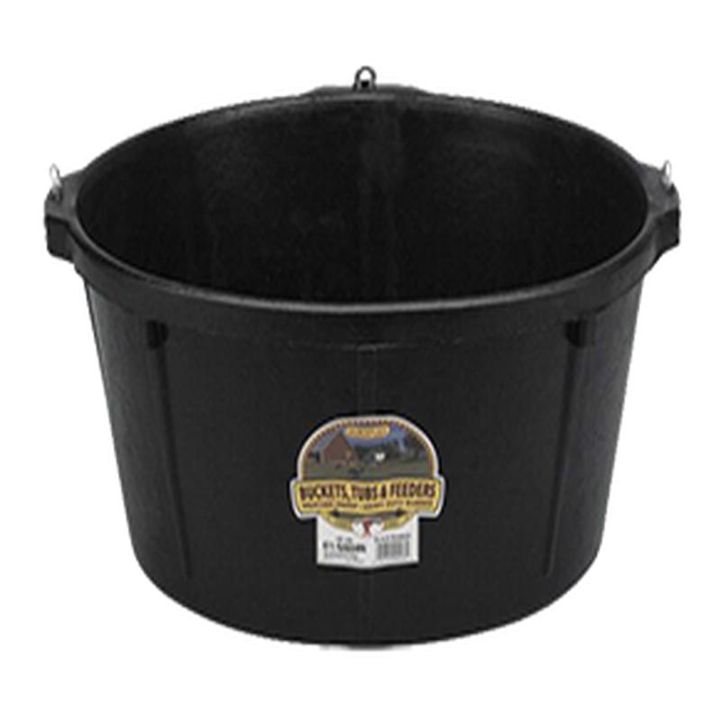 6.5-Gal Rubber Livestock and Horse Feed Tub with Hooks