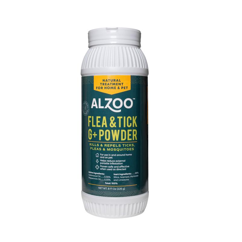 ALZOO Plant Based Flea and Tick G Plus Environment Powder 8 oz