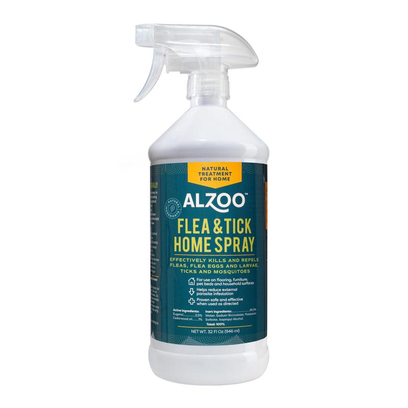 ALZOO Plant-Based Flea & Tick Home Spray 32 fl oz