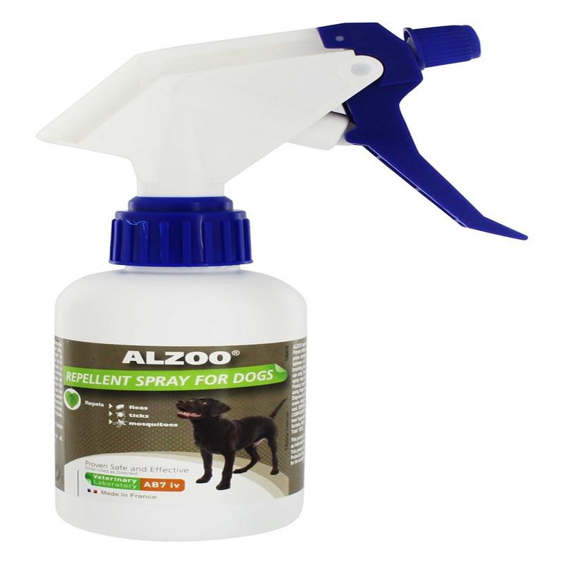 ALZOO Plant-Based Flea & Tick Spray for Dogs & Cats 8 oz