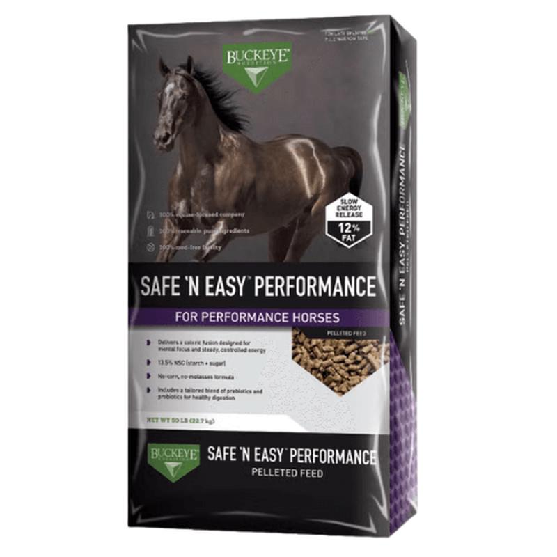 BUCKEYE Nutrition SAFE N EASY Performance Horse Feed