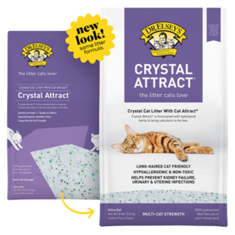 Crystal Attract Cat Litter Hypoallergenic Crystal Litter with Cat Attract