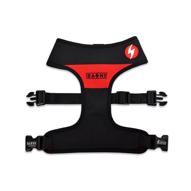 Dashi Stripes3 Red & Black Neo Mesh Harness
