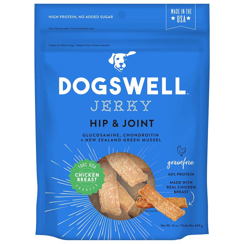 Dogswell Hip and Joint Chicken Jerky Dog Treats 12 oz.