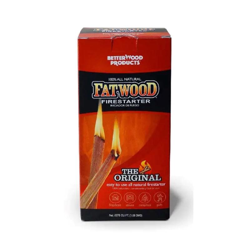 Fatwood Natural Pine Wood Fire Starter 1.5lb. Box