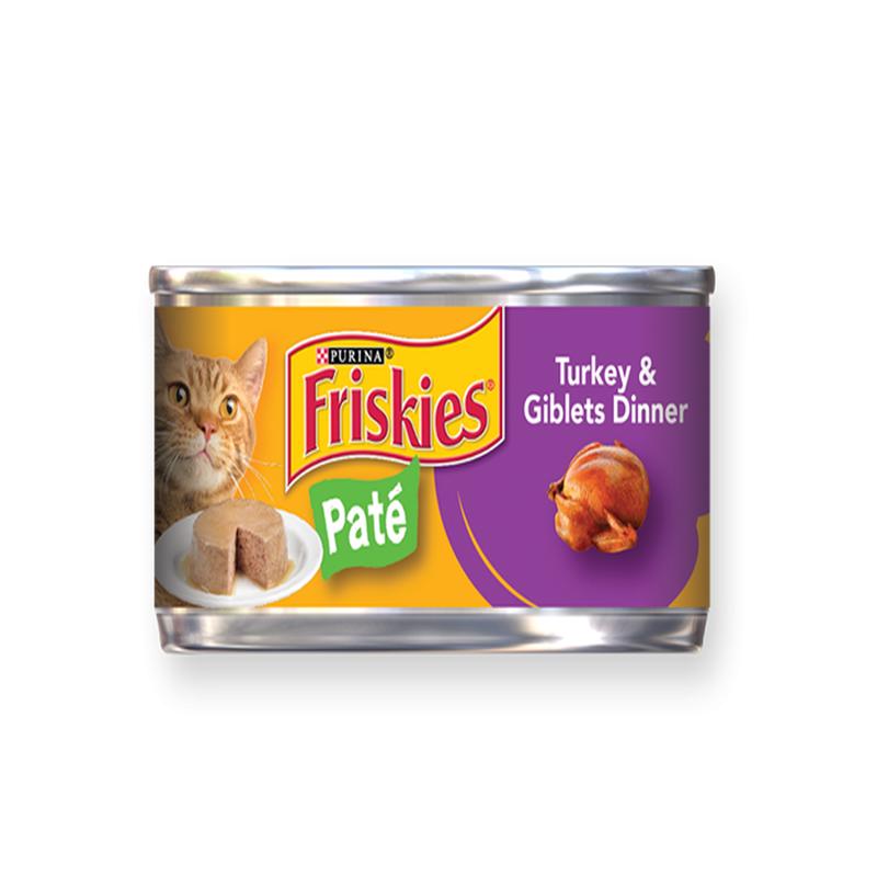 Friskies Pat Turkey And Giblets Wet Canned Cat Food 5.5oz