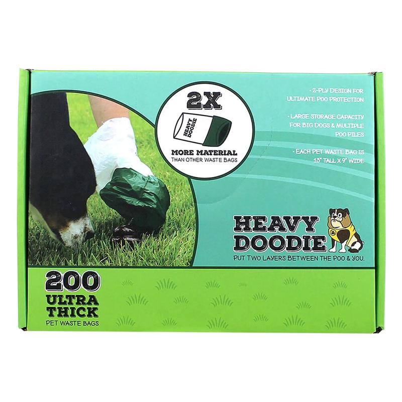 Heavy Doodie Ultra-Thick Dog Waste Bags 200 Count Box