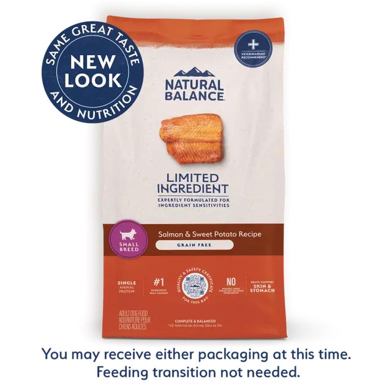 Natural Balance Grain Free Salmon & Sweet Potato Small Breed Recipe