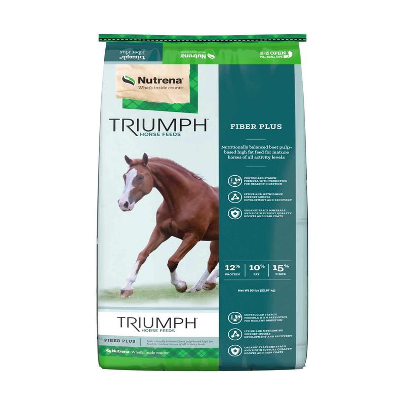 Nutrena Triumph Fiber Plus Horse Feed