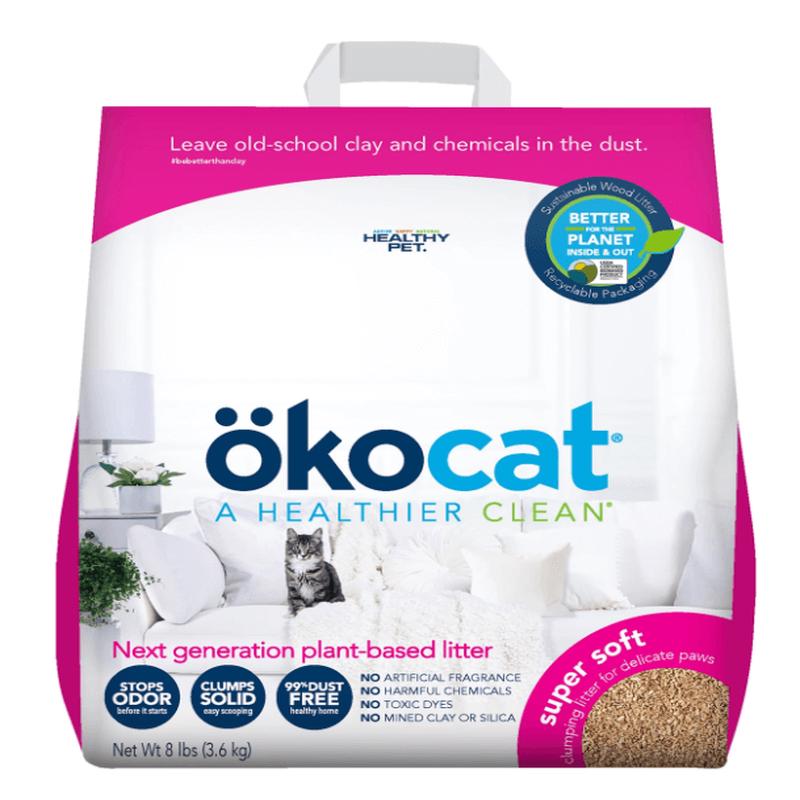Okocat Super Soft Clumping Wood Cat Litter