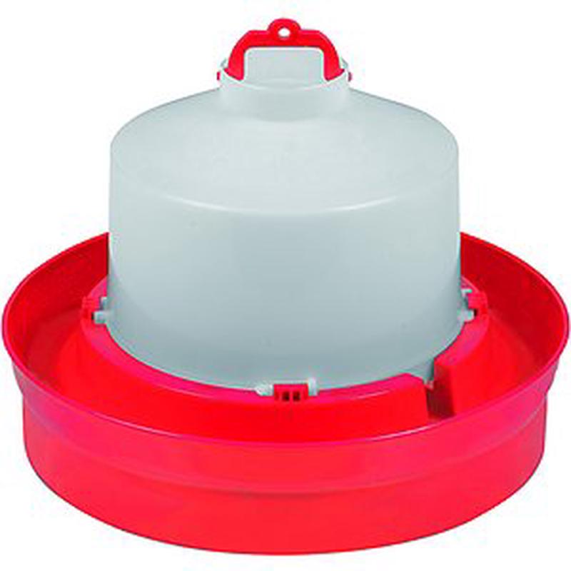 Poultry Waterer with Legs Red (2 Gallon)