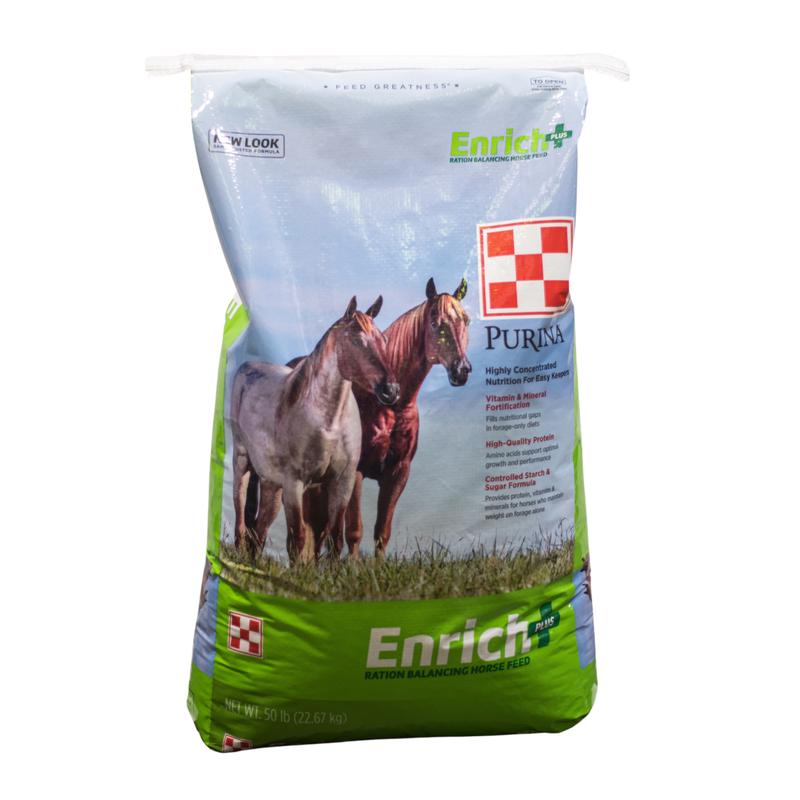 Purina Enrich Plus Ration Balancer Horse Feed and Supplement