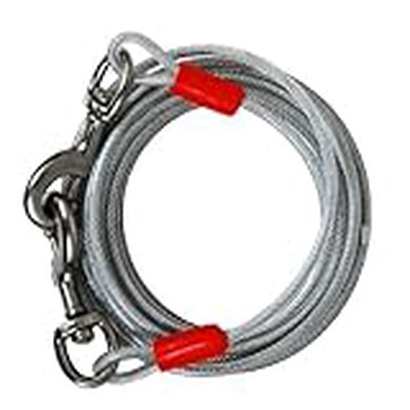 spen Pet Tie-Out Trolley 20 ft Galvanized Steel Cable Dog Run for Outdoor Use