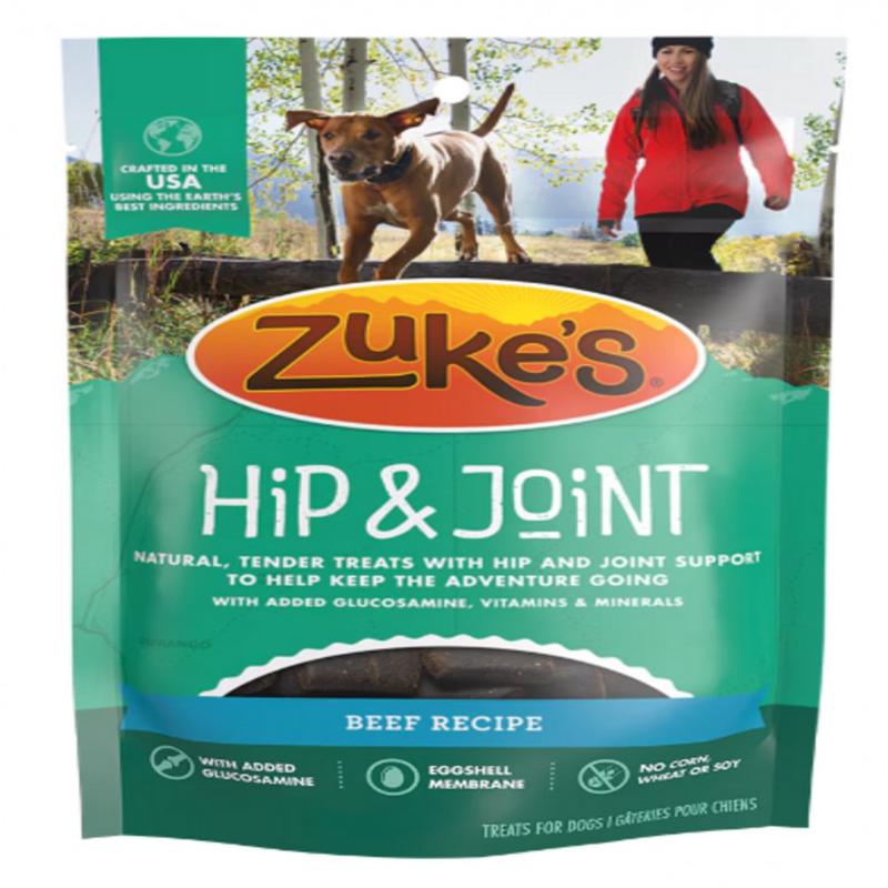 Zukes Hip and Joint Soft Dog Treats Beef Recipe, 16 oz.