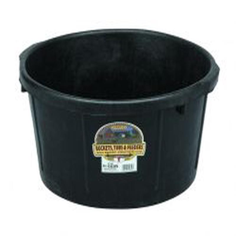 6.5-Gal Rubber Livestock and Horse Feed Tub