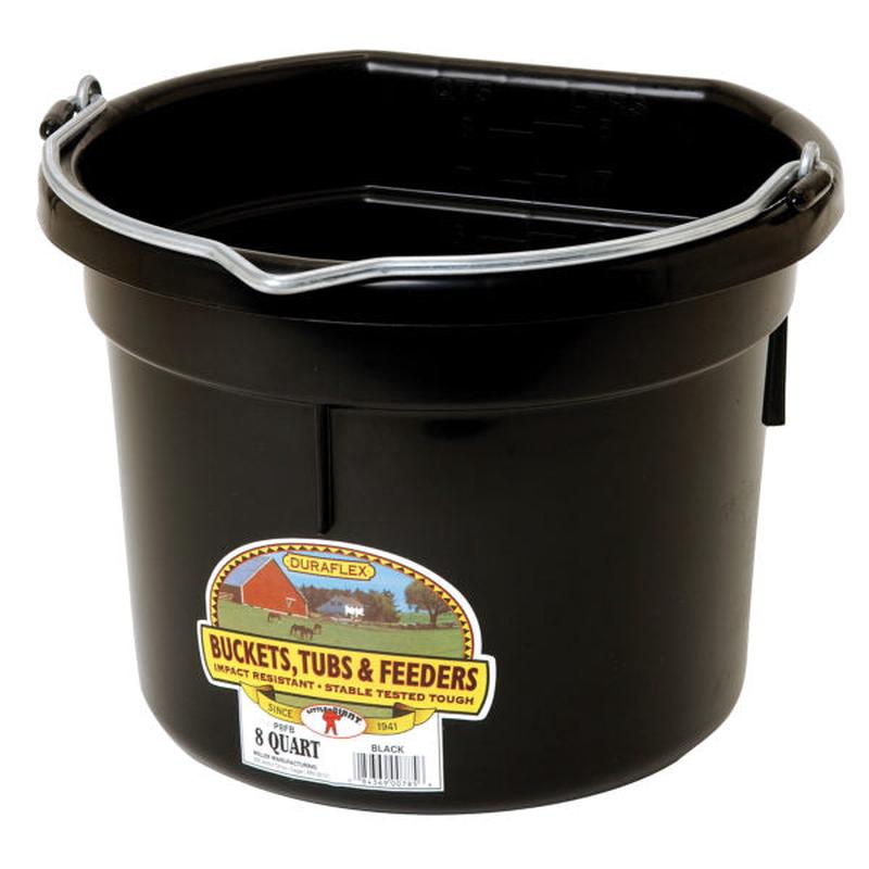 Duraflex 8-Qt Flat Back Bucket