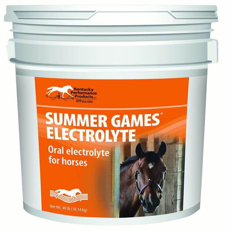 Kentucky Performance Products Summer Games Electrolyte Horse Supplement 40 lb Tub