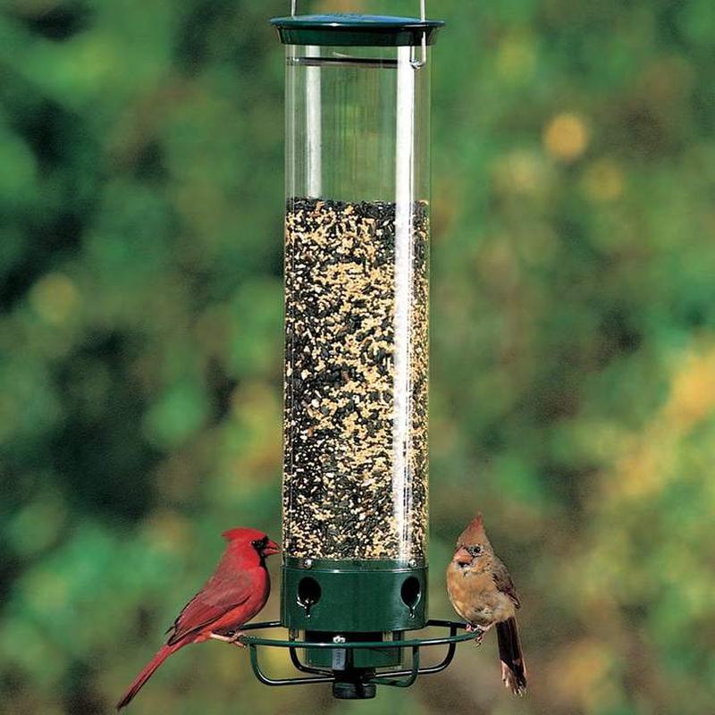 Droll Yankees Yankee Flipper Bird Feeder- Green