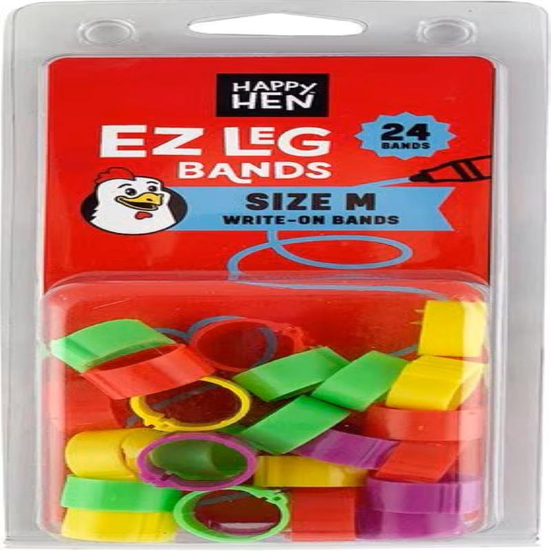 Happy Hen EZ Medium Leg Bands for Poultry