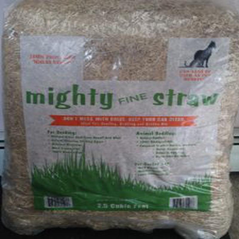 Mighty Fine Straw with Tack