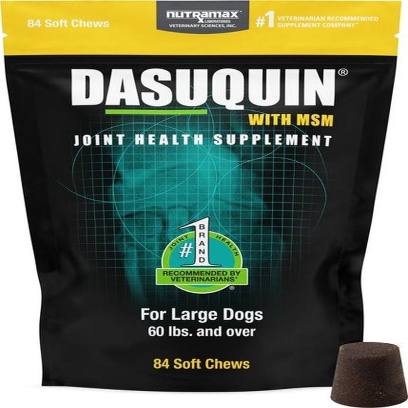 Nutramax Dasuquin Hip & Joint Soft Chews Joint Supplement for Large Dogs, 84 count
