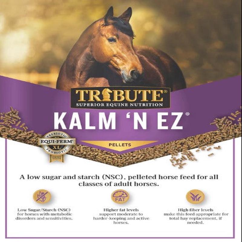 Tribute Kalm 'N EZ Pellet Horse Feed