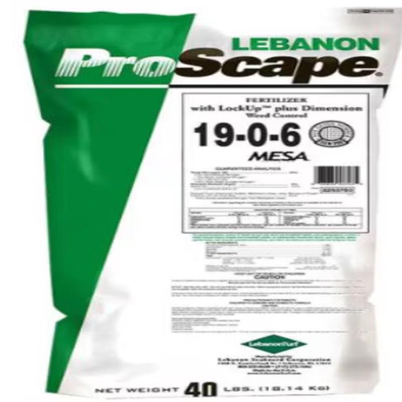 Turf Fertilizer 19-0-6 40lb. MESA with LockUp and .17 Dimension