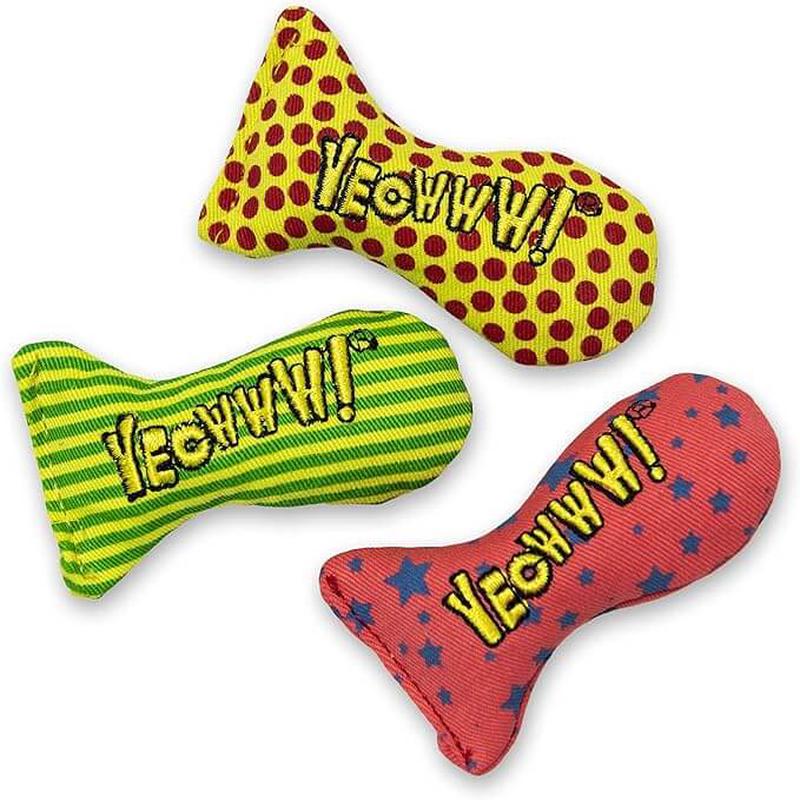 Yeowww! Stinkies Catnip-Filled Sardine Cat Toy