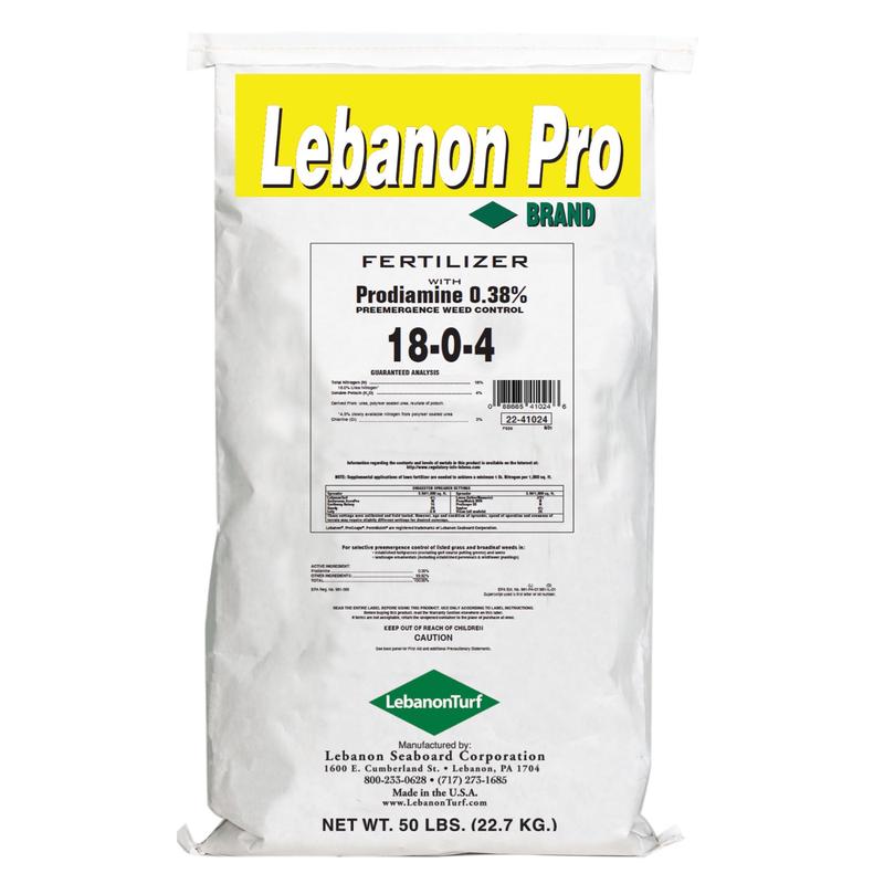 18-0-4 25% SCU .38 Prodiamine Pre-emergent Crabgrass Control and Lawn Fertilizer