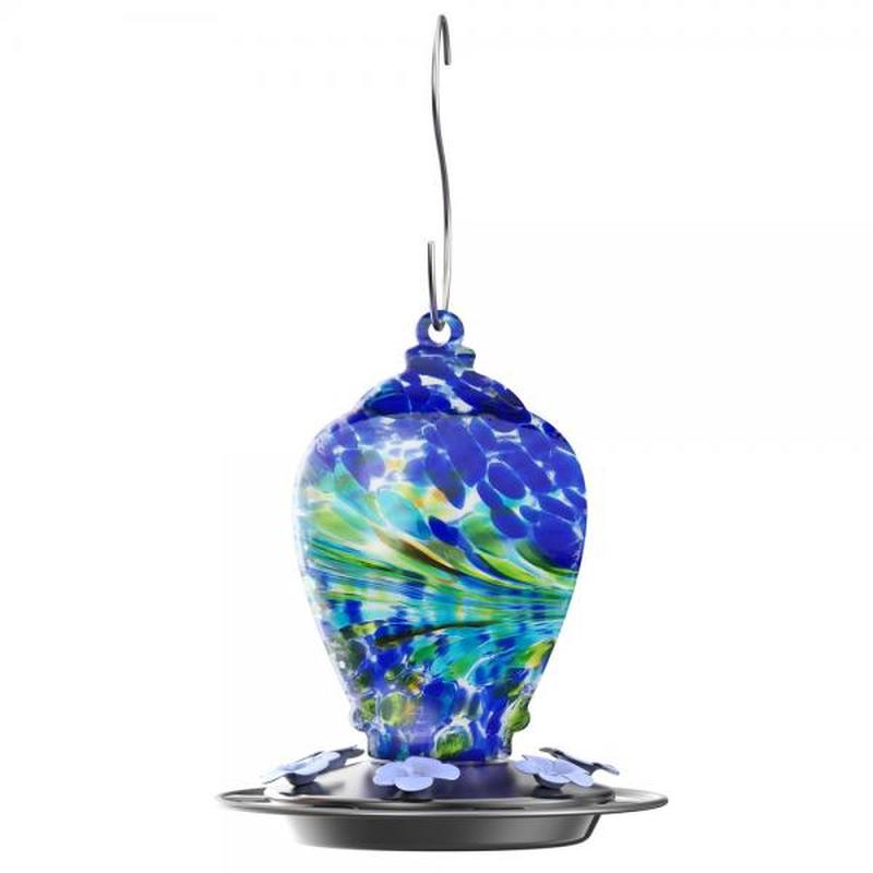 Artisan Gravity Hummingbird Bird Feeder - Spring Rain