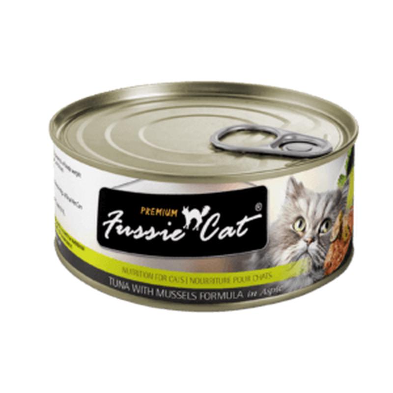 Fussie Cat Tuna with Mussels Formula in Aspic Canned Food