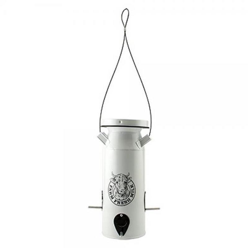 Milkhouse Milk Can Bird Feeder