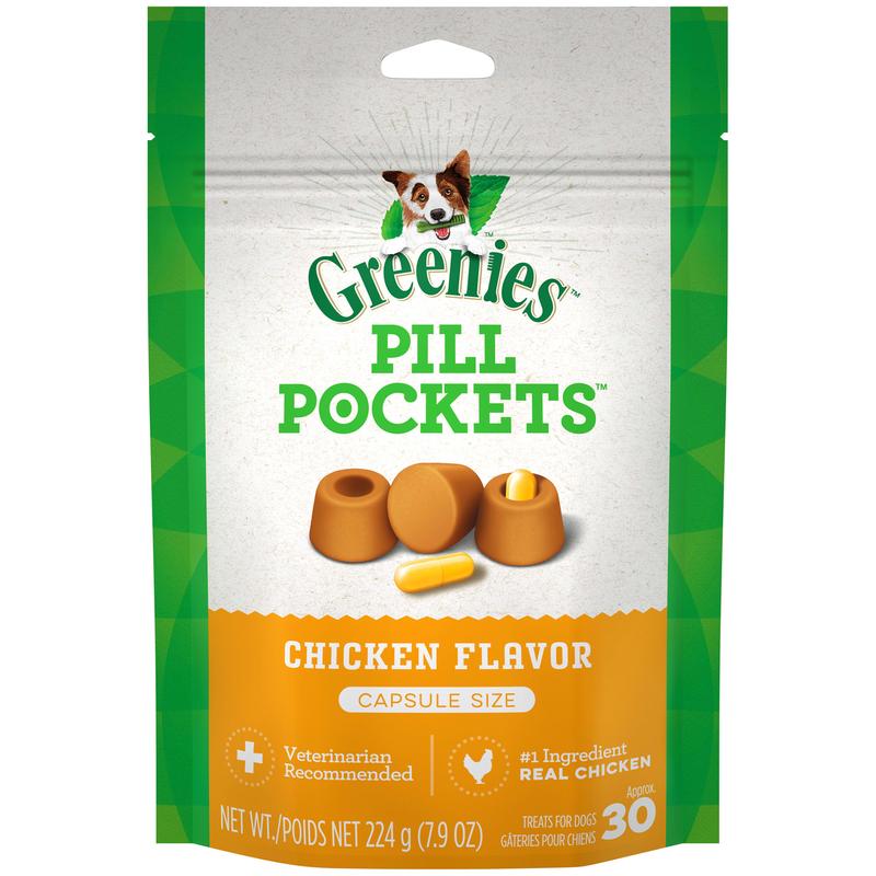 Greenies Pill Pockets Chicken Flavor Dog Treats - Capsules