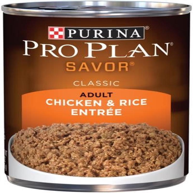 Purina Pro Plan Chicken and Rice Canned Adult Dog Food