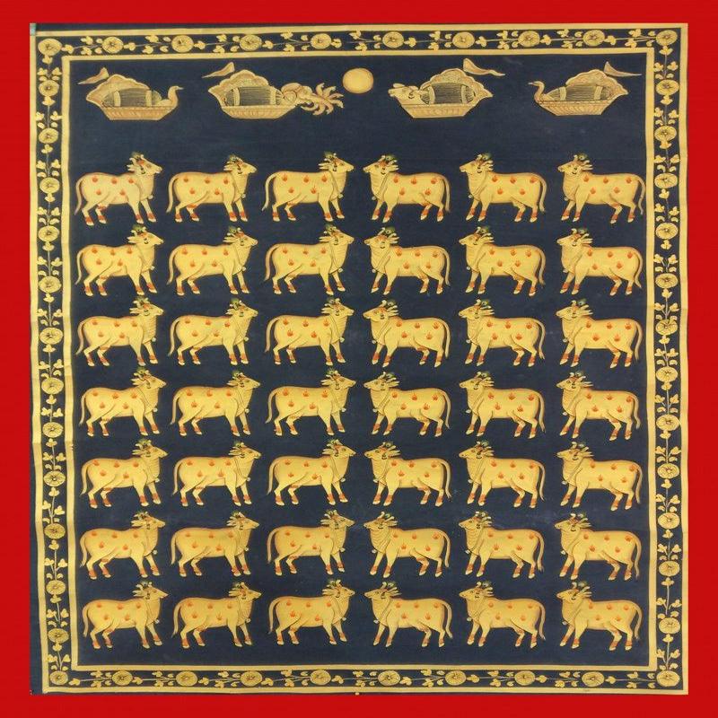 Cows In Black And Gold