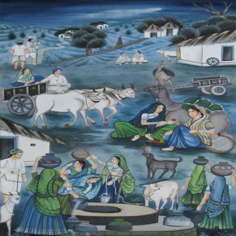 Day Time Village Scene
