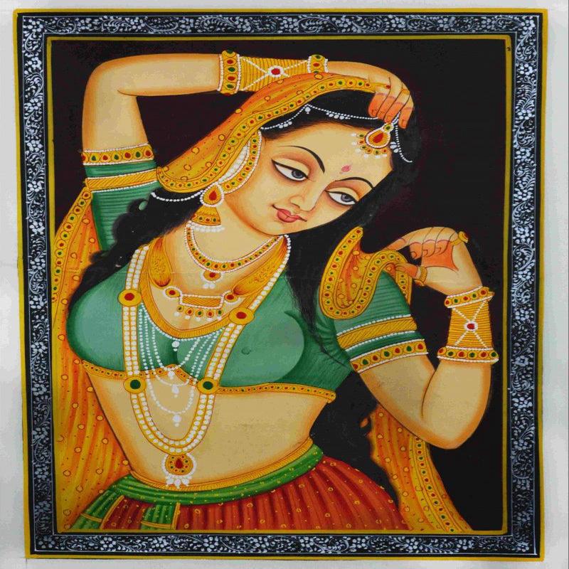 Royal Woman Displaying Ornaments
