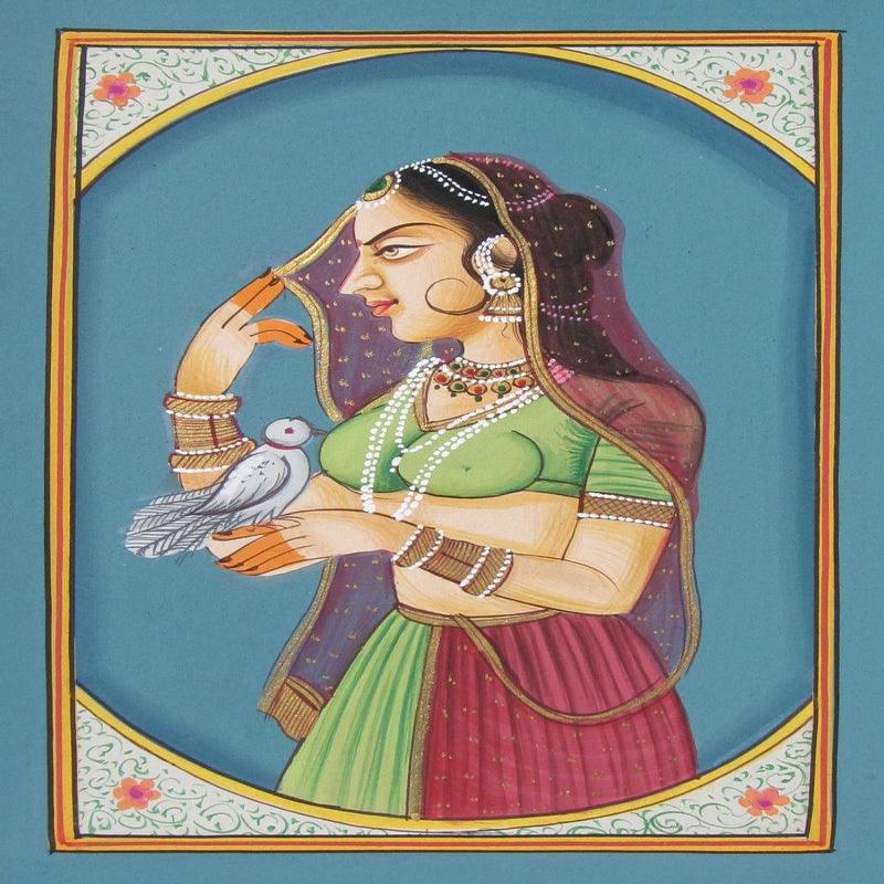 Bani Thani With Bird