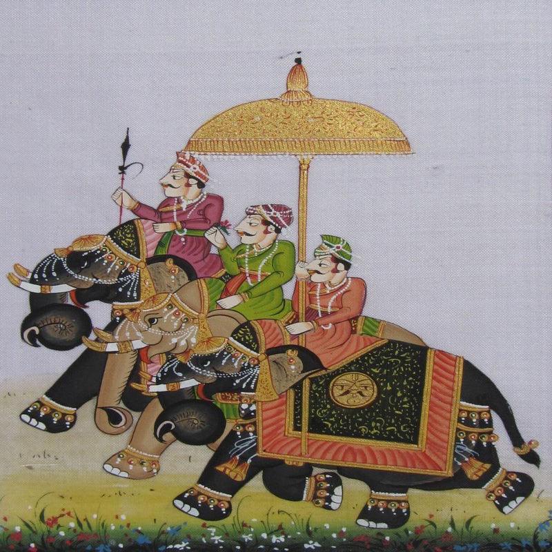Royal Procession With Elephant