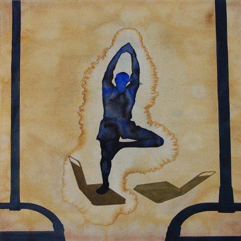 Yoga (Inner Balance: A Figurative Composition)