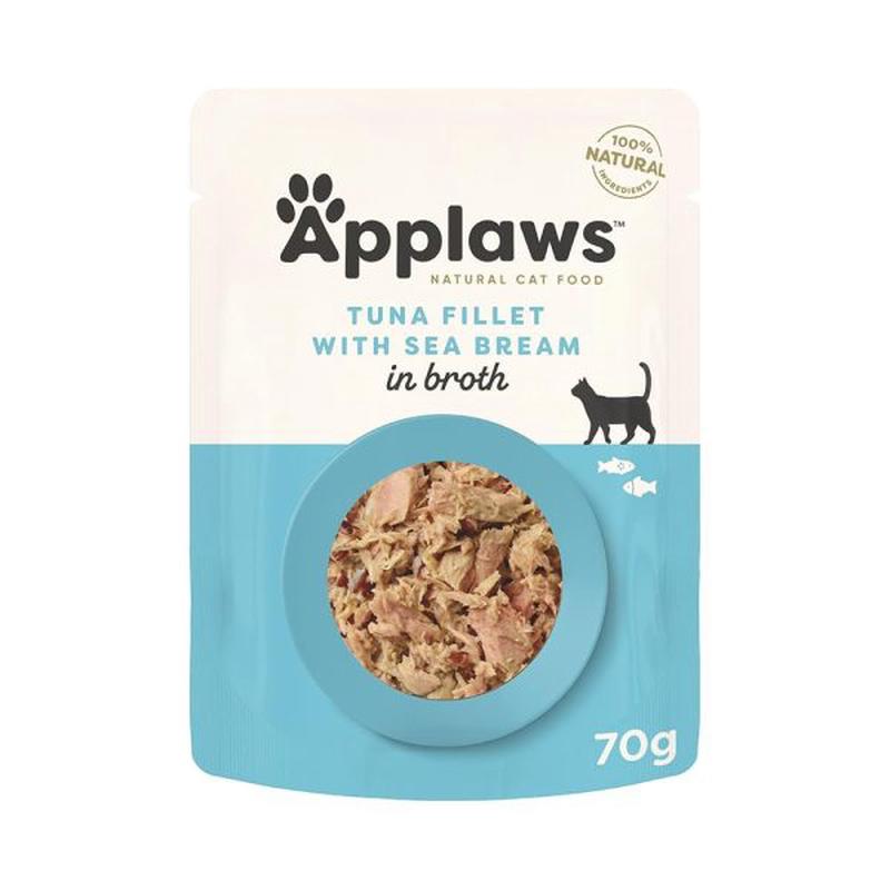 Applaws Tuna Fillet with Sea Bream Cat Wet Food